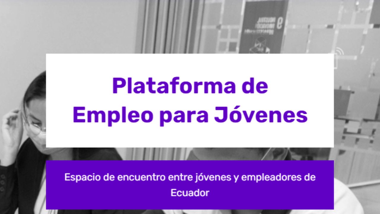 Plataforma De Empleo Para J Venes En Ecuador Conmicelu