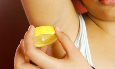 Cómo aclarar las axilas con limón