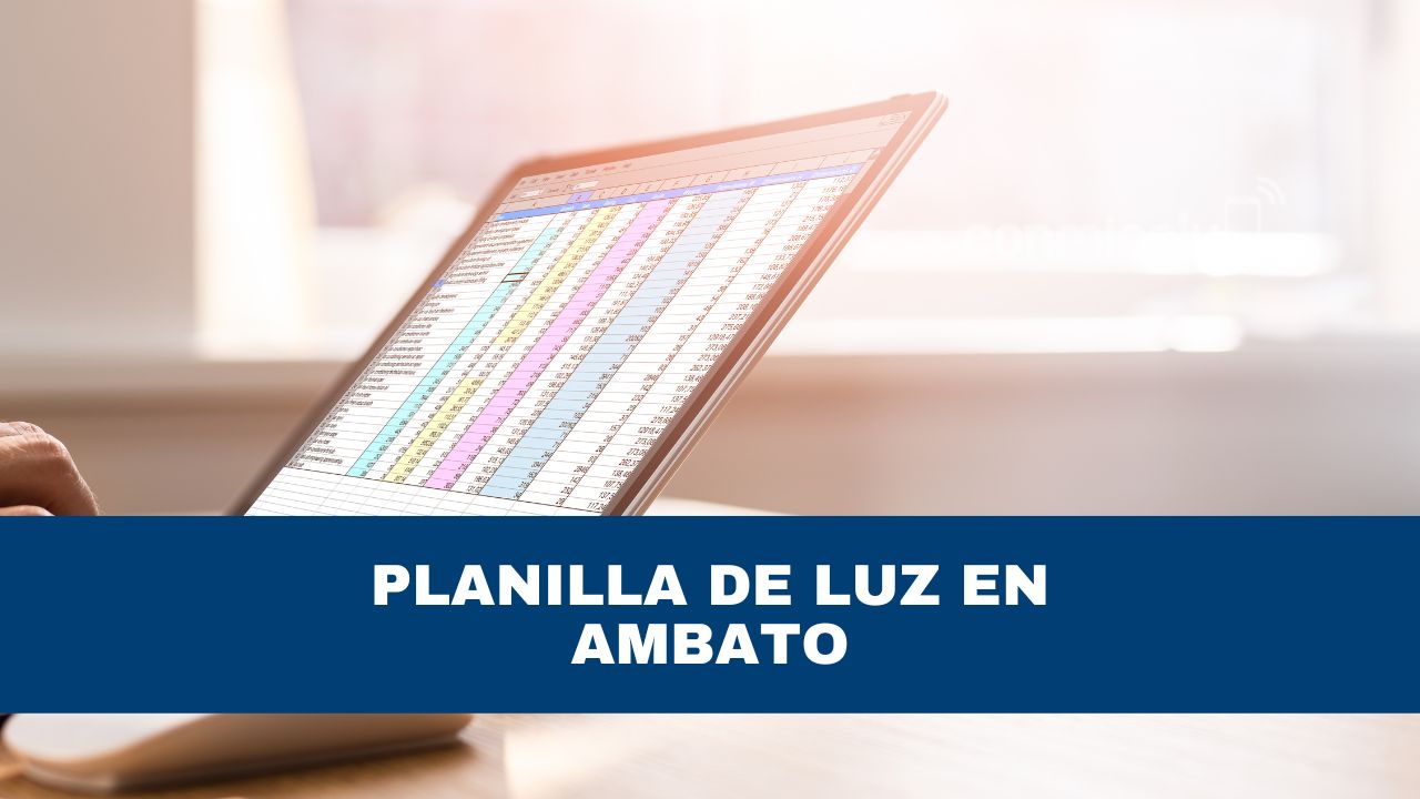 Planilla De Luz En Ambato: Consultar Y Pagar