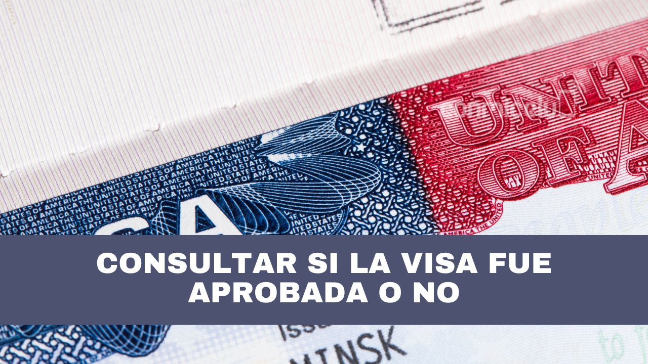 Consultar Si Te Aprobaron La Visa De Estados Unidos Y Cuánto Tarda En Llegar Conmicelu 2042